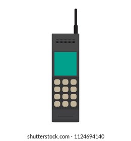 Isolated old cellphone icon