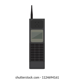 Isolated old cellphone icon