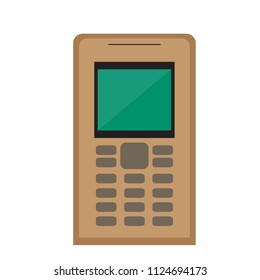Isolated old cellphone icon
