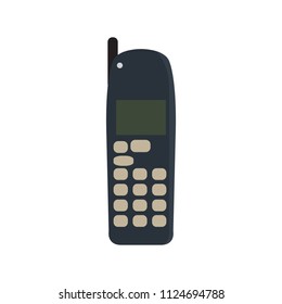 Isolated old cellphone icon