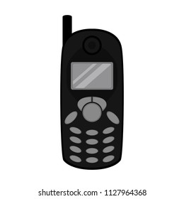 Isolated old cellphone icon