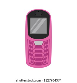 Isolated old cellphone icon