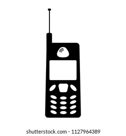Isolated old cellphone icon