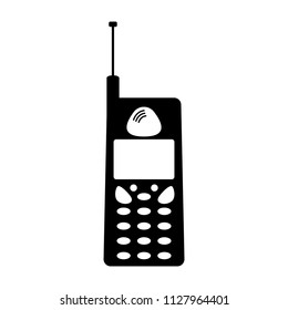Isolated old cellphone icon