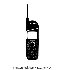 Isolated old cellphone icon