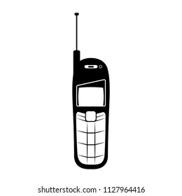 Isolated old cellphone icon