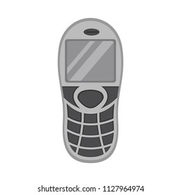 Isolated old cellphone icon