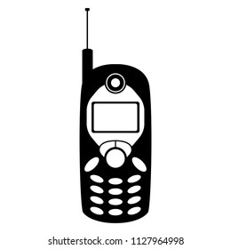 Isolated old cellphone icon