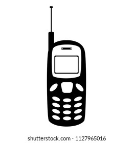 Isolated old cellphone icon