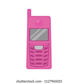 Isolated old cellphone icon