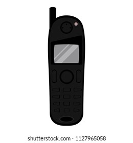 Isolated old cellphone icon