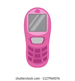 Isolated old cellphone icon