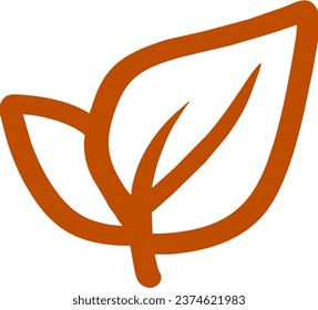  isolated on background. Simple cartoon flat style