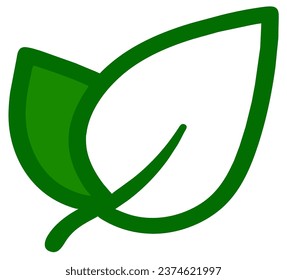  isolated on background. Simple cartoon flat style