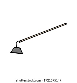 Isolated on a white background chopper drawing, hand drawing, doodle, vector
