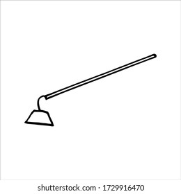 Isolated on a white background chopper drawing, hand drawing, doodle, vector