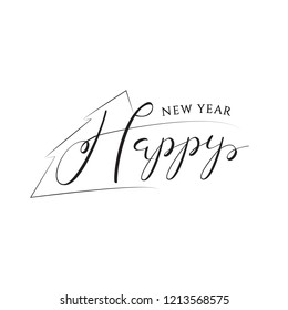 Isolated on White Background Hand Drawn Lettering. Vector Illustration Quote. Handwritten Inscription Phrase for  T-shirt Print, Poster, Cover, Case Design, Sale, Banner, Invitation.