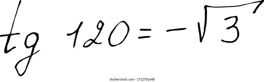 aislado en imagen de fondo blanco de una fórmula matemática, una inscripción, elemento de diseño de ilustración de material vectorial para impresión