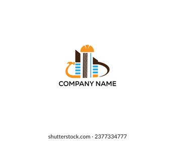 aislado en fondo blanco. Usable para logotipos de empresas y marcas. Elemento de plantilla de diseño de logotipo de vectores planos. creativo logotipo inteligente que detalla con fondo limpio. Logotipos de negocio y promoción de marca.