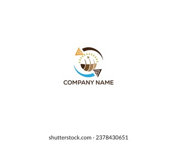 isolated on White Background. Usable for Business and Branding Logos. Flat Vector Logo Design Template Element. creative  smart logo detailing with clean background. Business and Branding Logos.