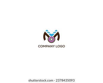 aislado en fondo blanco. Usable para logotipos de empresas y marcas. Elemento de plantilla de diseño de logotipo de vectores planos. creativo logotipo inteligente que detalla con fondo limpio. Logotipos de negocio y promoción de marca.