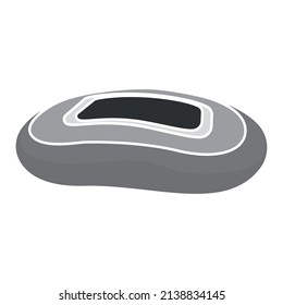 Isolated oval open stadium vector illustration
