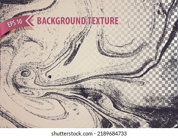 Isolated overlay rough texture with distressed effect. Abstract background to imitate marble, granite, liquid lacquer. Vector backdrop.