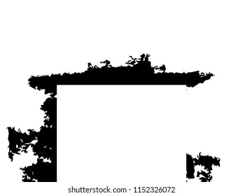 Isolated overlay texture frame, vector illustration design. Background collection.