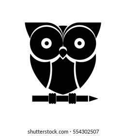 Isolated owl cartoon design