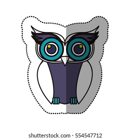 Isolated owl cartoon design