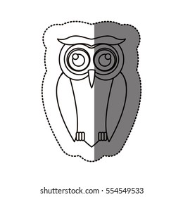 Isolated owl cartoon design