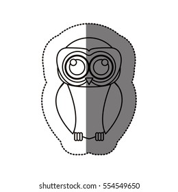 Isolated owl cartoon design
