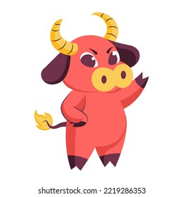 Isolated ox baby vector illustration