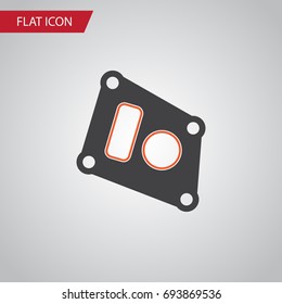 Isolated Packing Flat Icon. Gasket Vector Element Can Be Used For Gasket, Car, Packing Design Concept.
