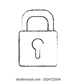 Isolated padlock design