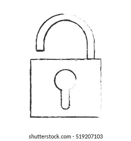 Isolated padlock design