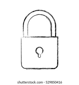 Isolated padlock design