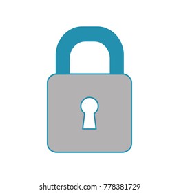 Isolated padlock design