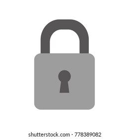Isolated padlock design