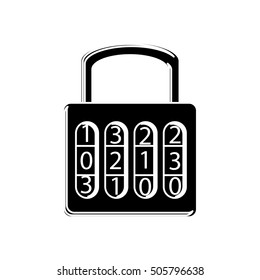 Isolated padlock of security system design
