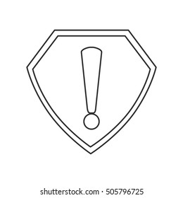 Isolated padlock of security system design