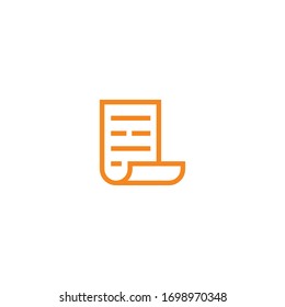 Isolated Page With Curl Vector Emoji, Emoticon, Icon