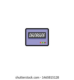 Isolated Pager Icon, emoticon, vector flat pictogram