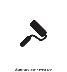 Isolated Paint Roller Icon Symbol On Clean Background. Vector Repair Element In Trendy Style.
