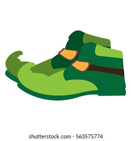 Isolated pair of traditional shoes, Vector illustration