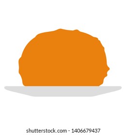 Isolated papa rellena on a white background - Vector