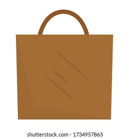 Isolated paper bag image - Vector illustration design