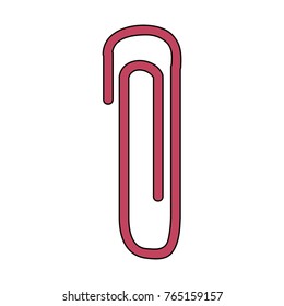 Isolated paper clip design