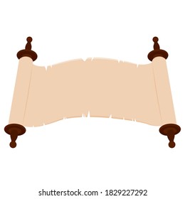 Isolated papyrus rosh hashana jewish icon- Vector
