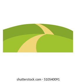 Isolated park landscape design
